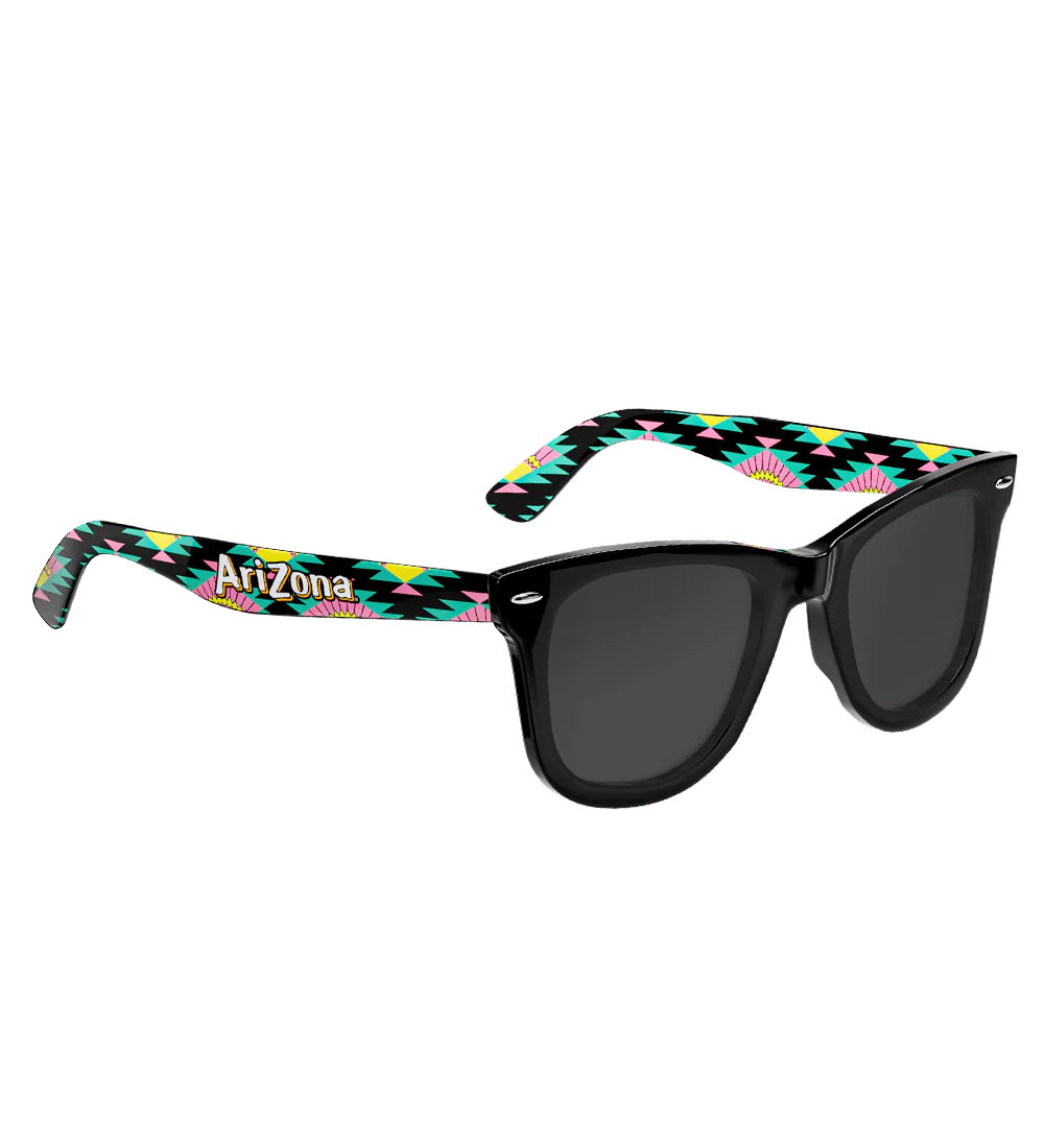 Black Split Sun 53 MM Square Sunglasses