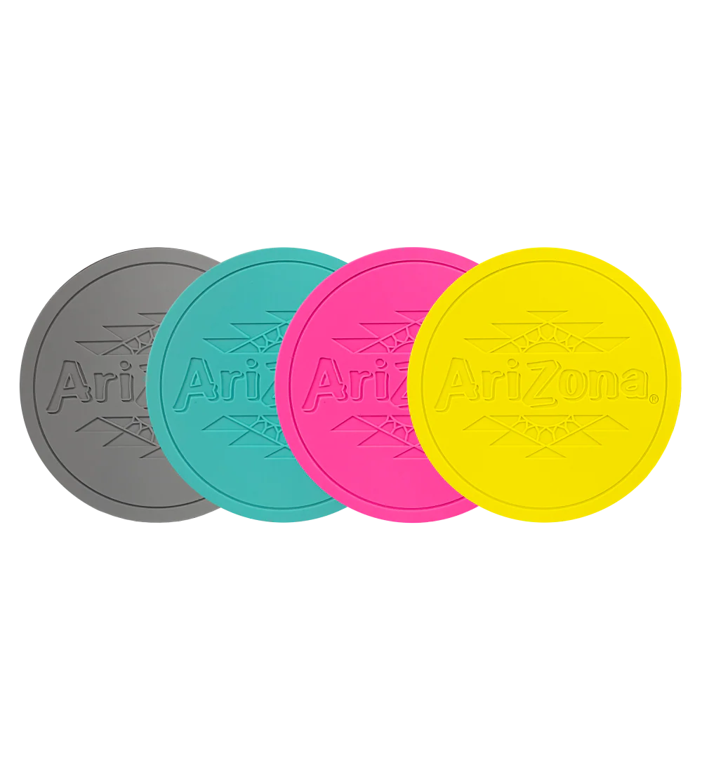 4-Piece Multicolor Coaster Set