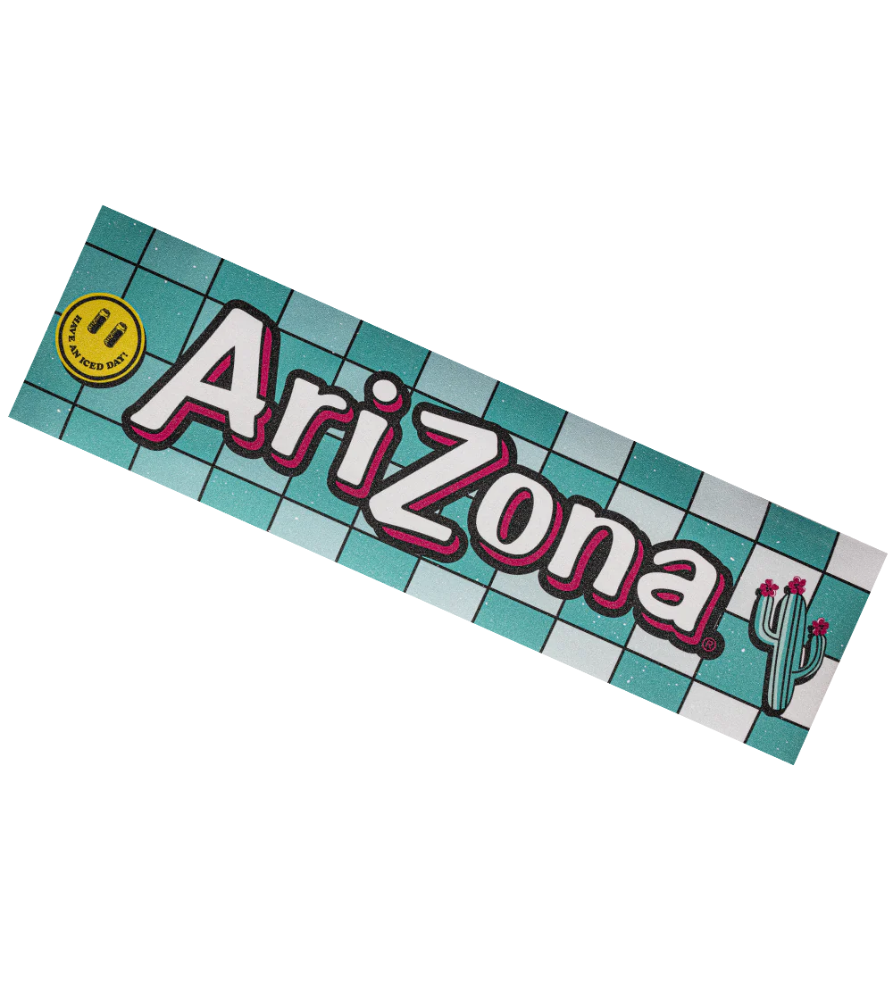 Teal & White Checkerboard Grip Tape