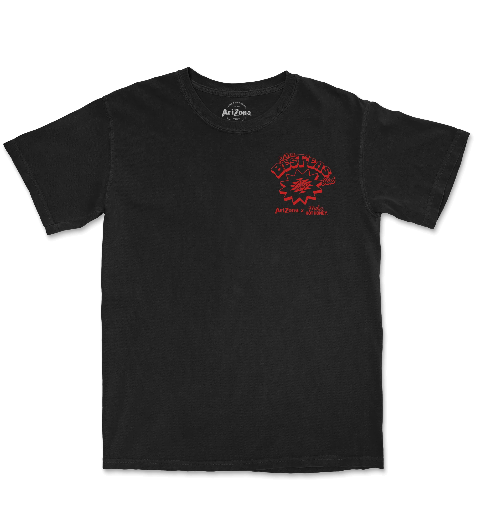 Black & Red Best'Teas Cotton T-Shirt