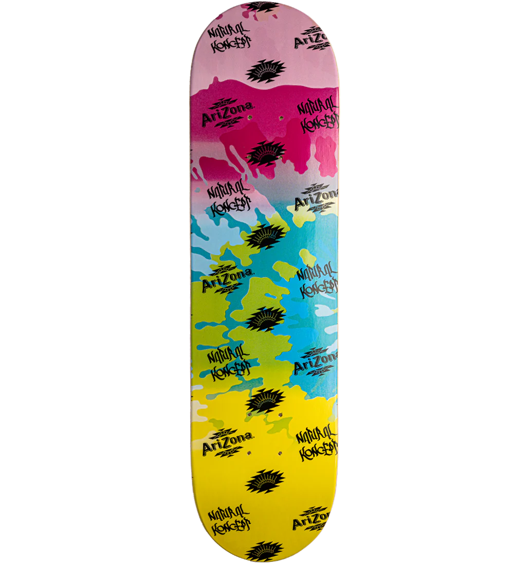 Tie-Dye Skateboard Deck