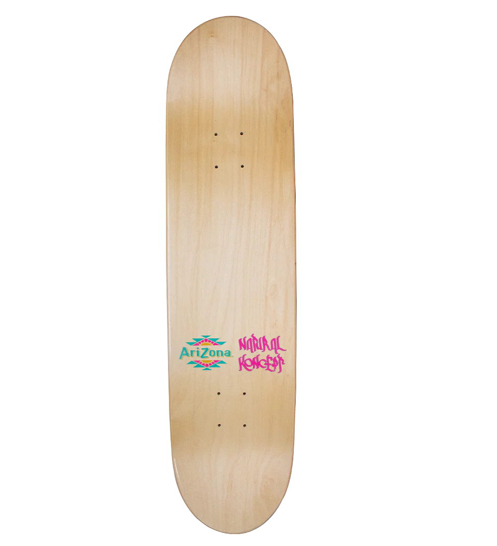 Blue Logo Skateboard Deck