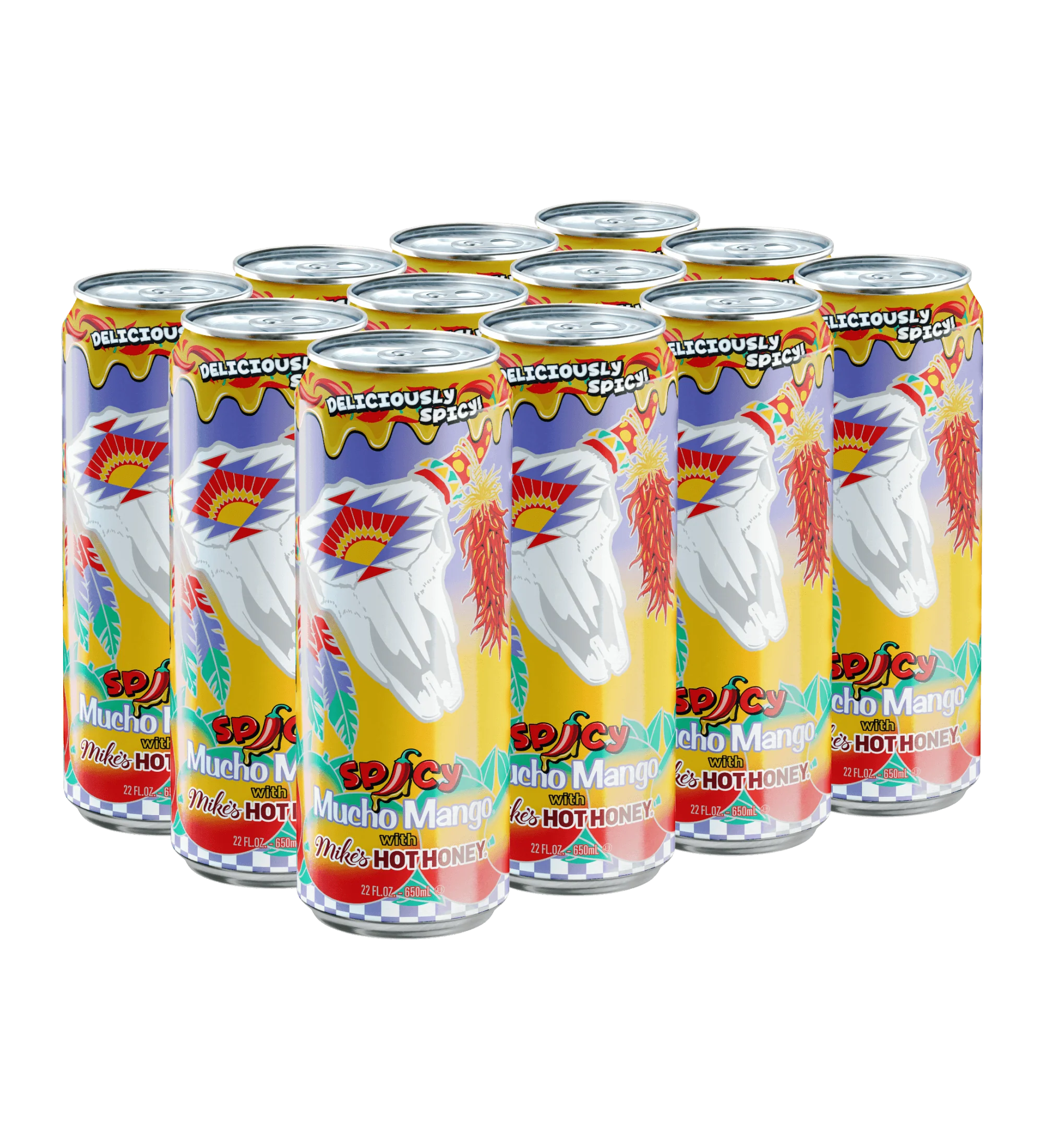 Spicy Mucho Mango Juice Cocktail | 22 oz. Big Can / 12-pack