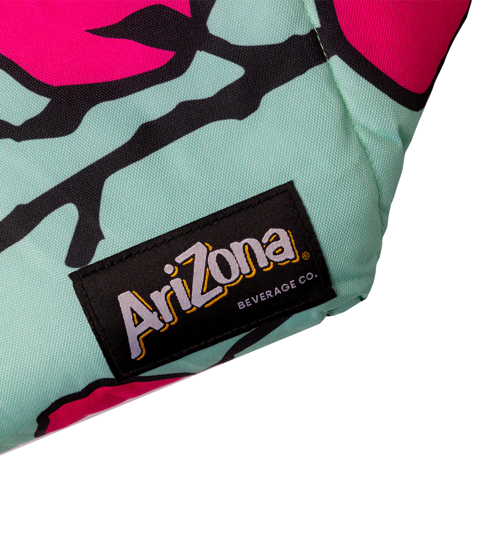 Teal & Pink Cherry Blossom Cooler Bag