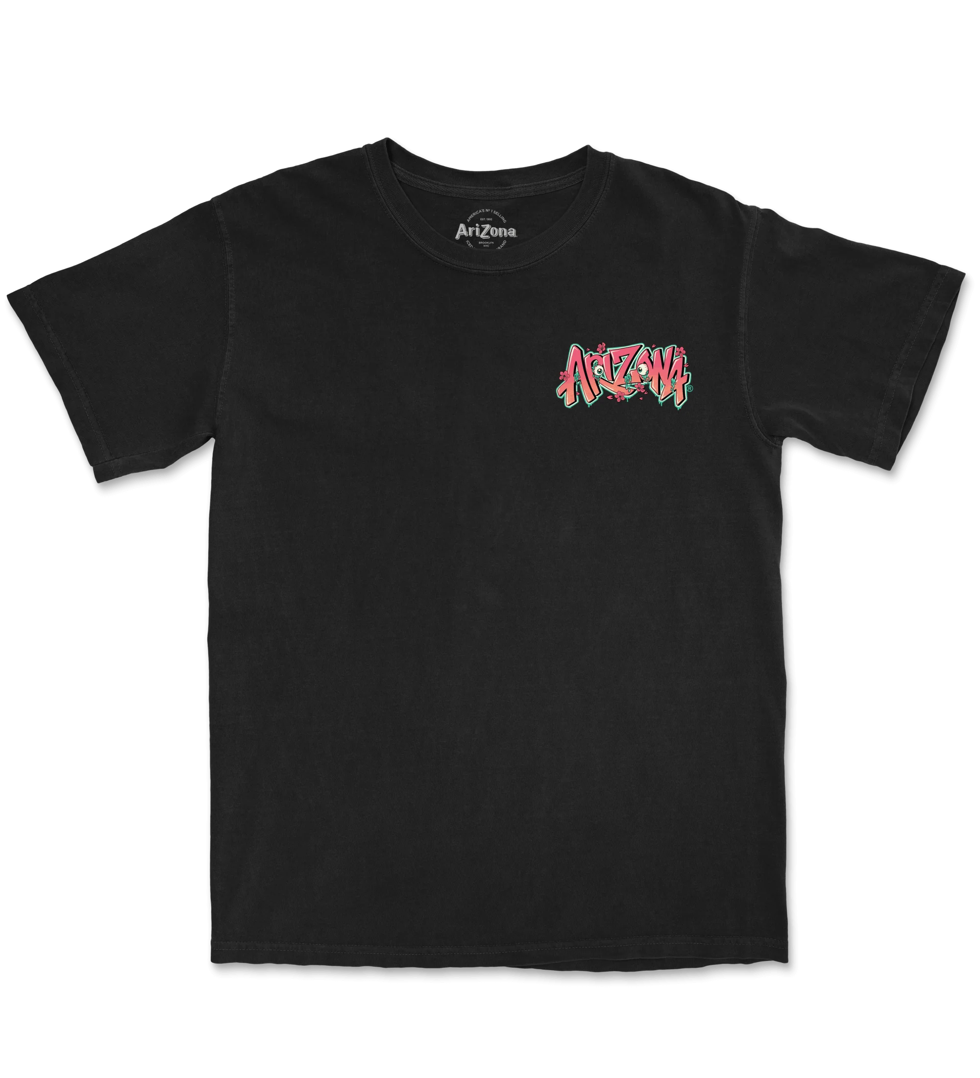 Evil Green Tea Black Cotton T-Shirt