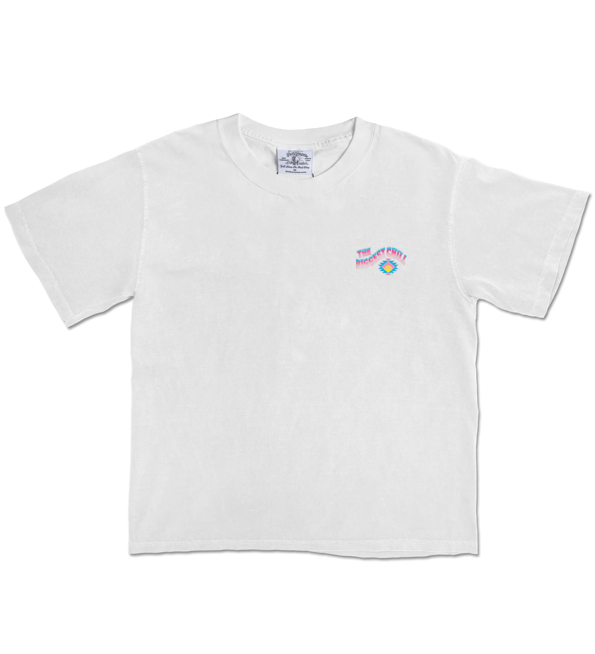 White The Biggest Chill Cotton T-Shirt