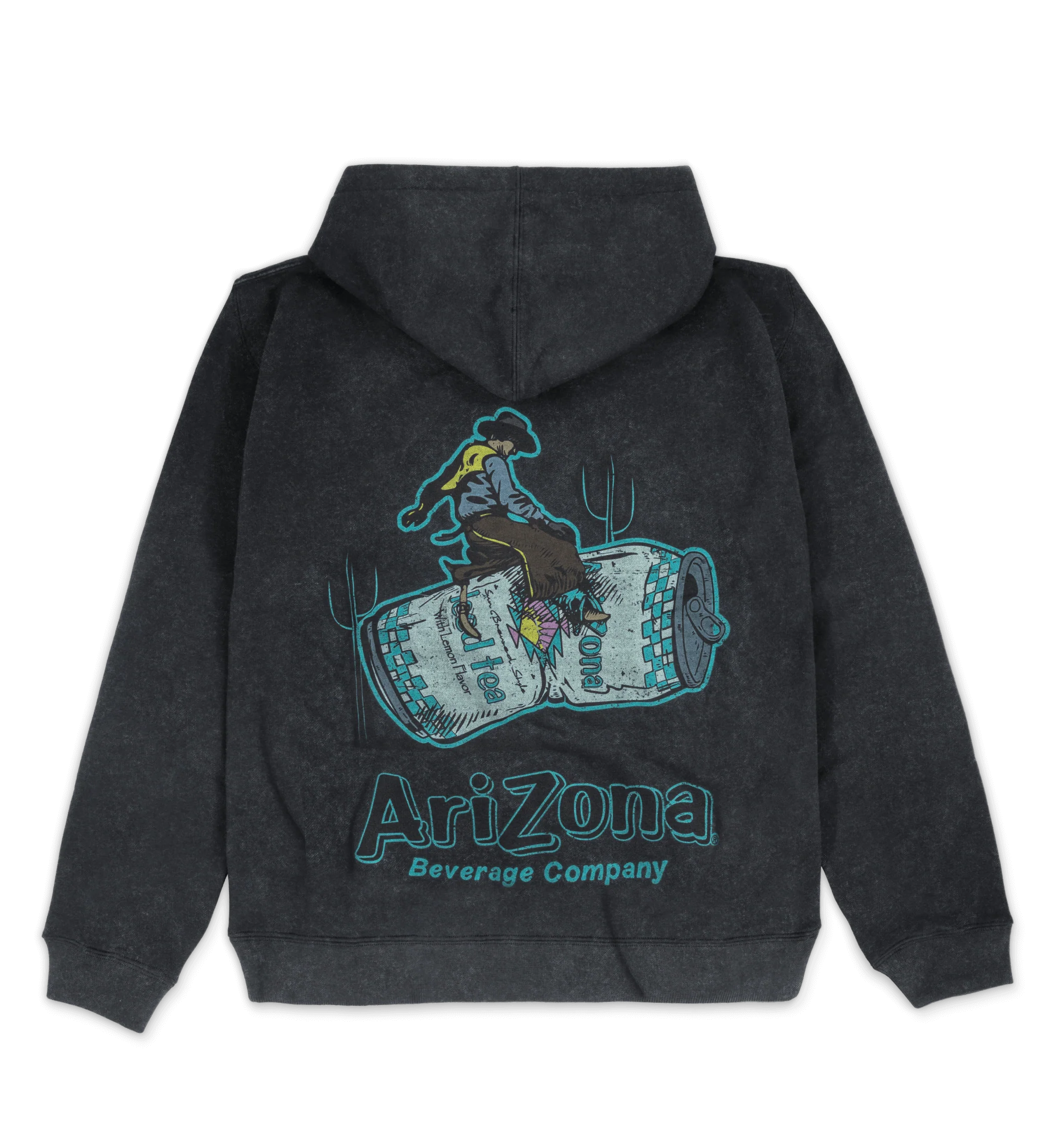 Black Cowboy Cotton Hoodie