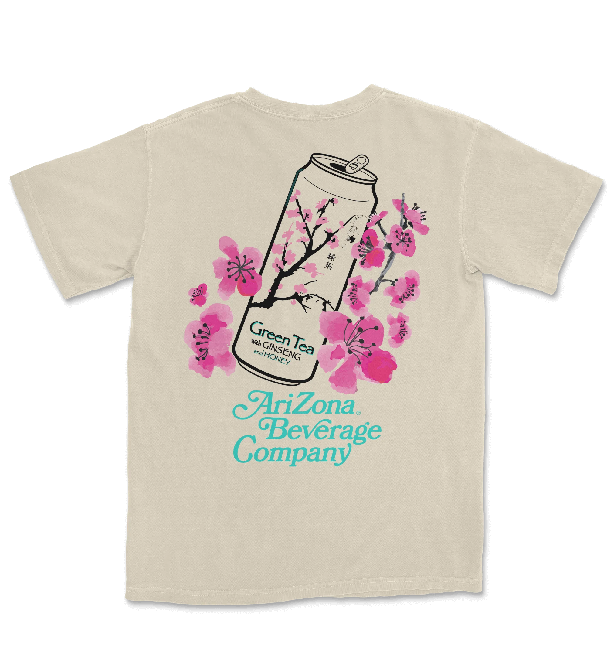 Ivory Green Tea Cotton T-Shirt