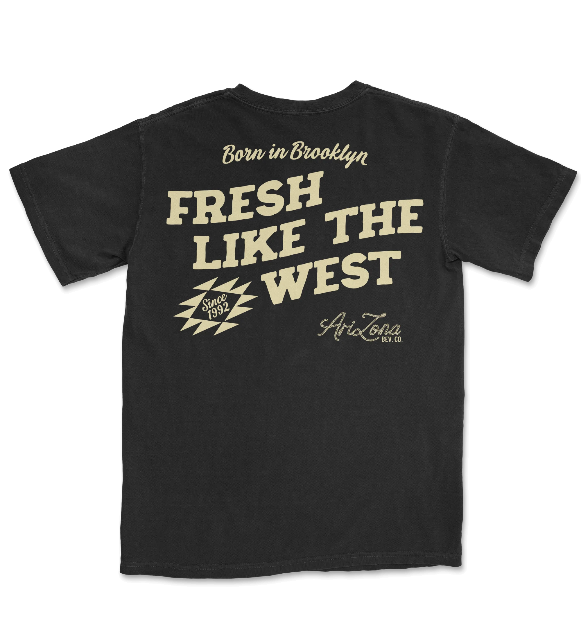 Black Fresh Like the West Cotton T-Shirt