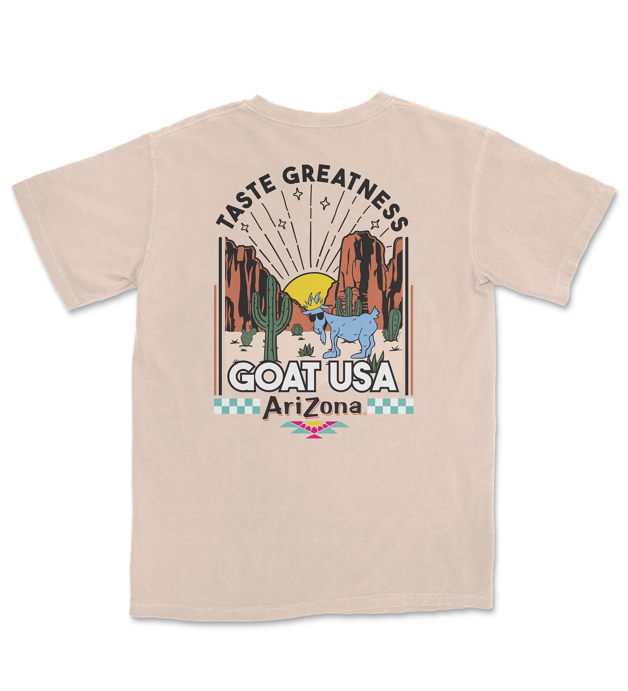 Beige Desert Cotton-Blend T-Shirt