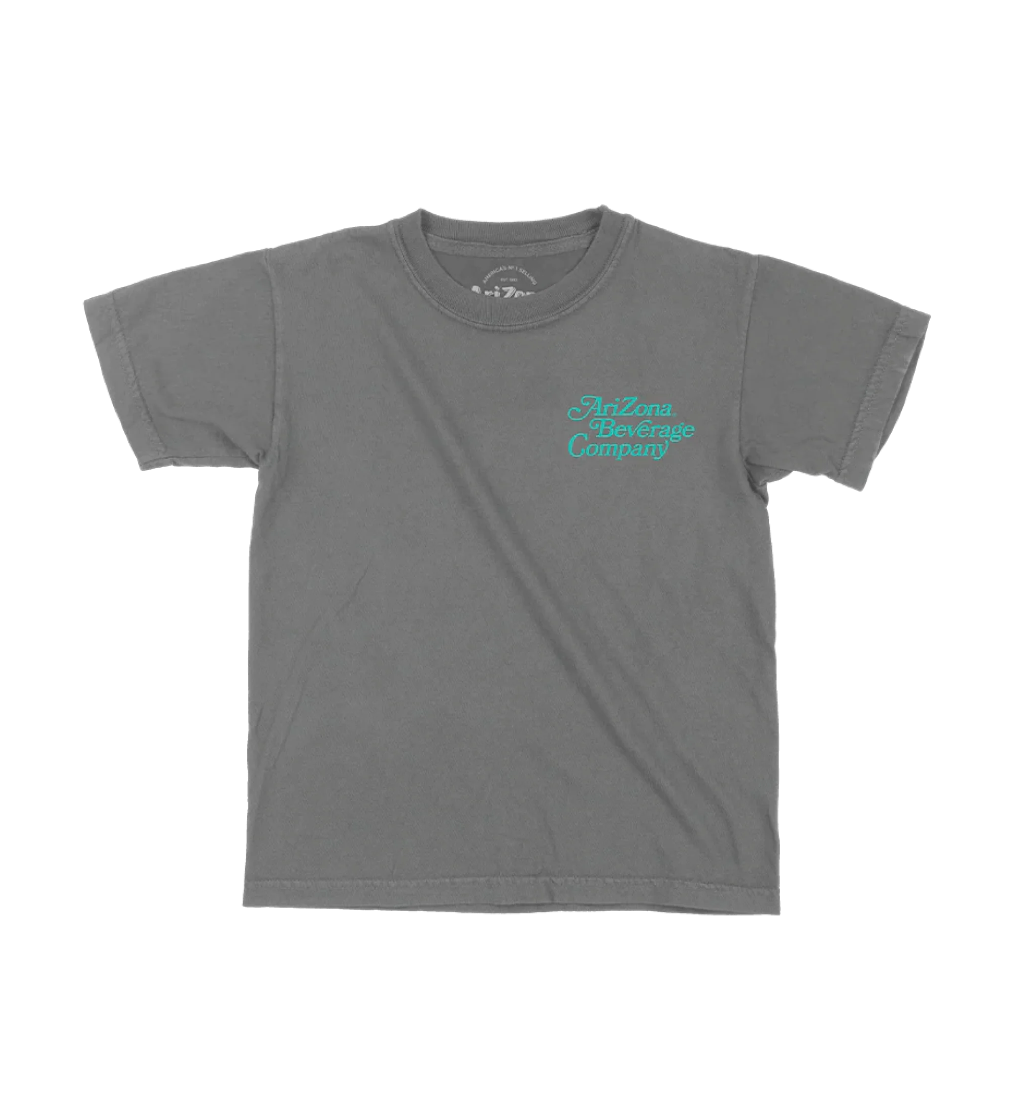 Gray Logo Collage Cotton T-Shirt | Youth