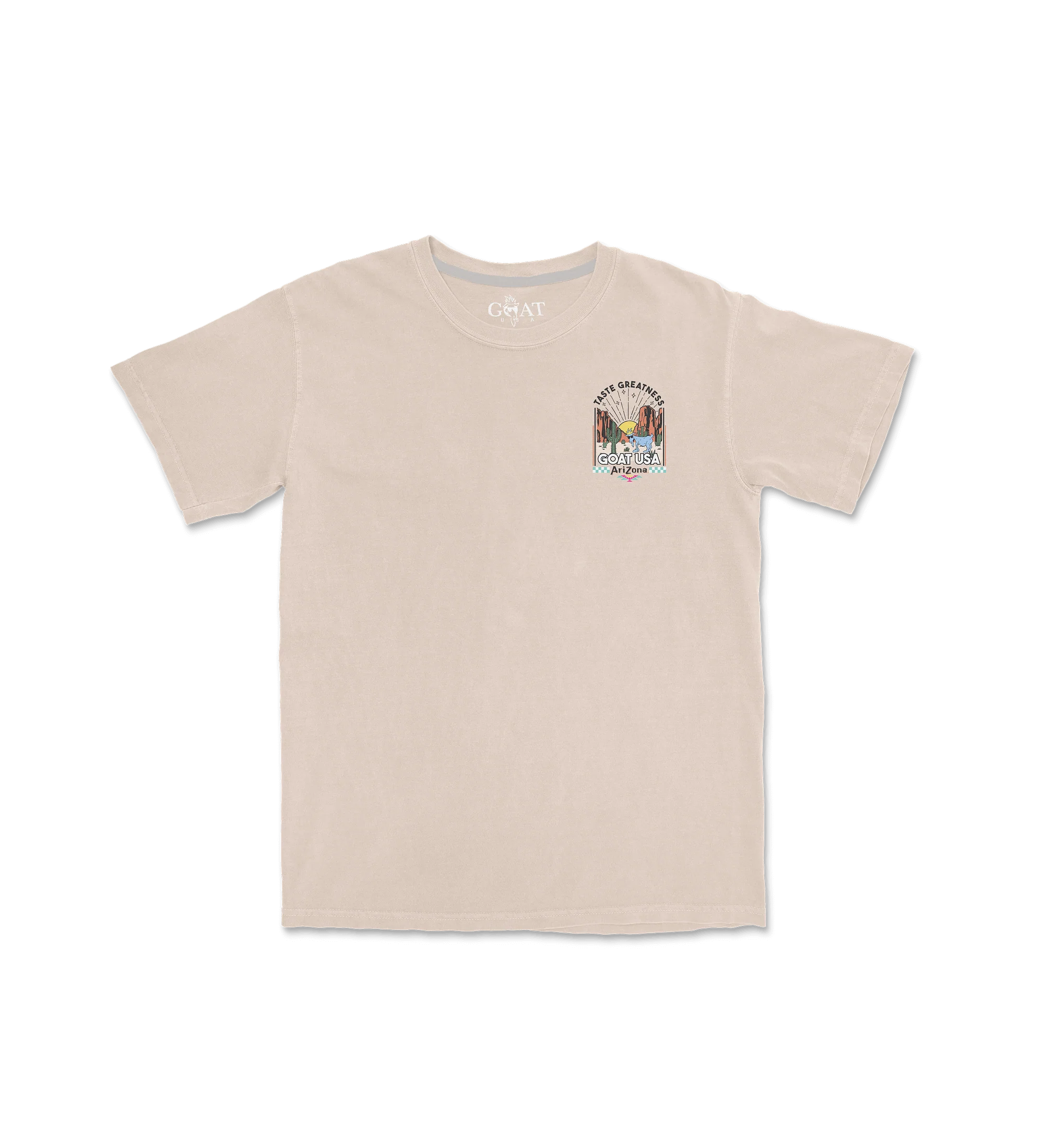 Beige Desert Cotton-Blend T-Shirt | Youth