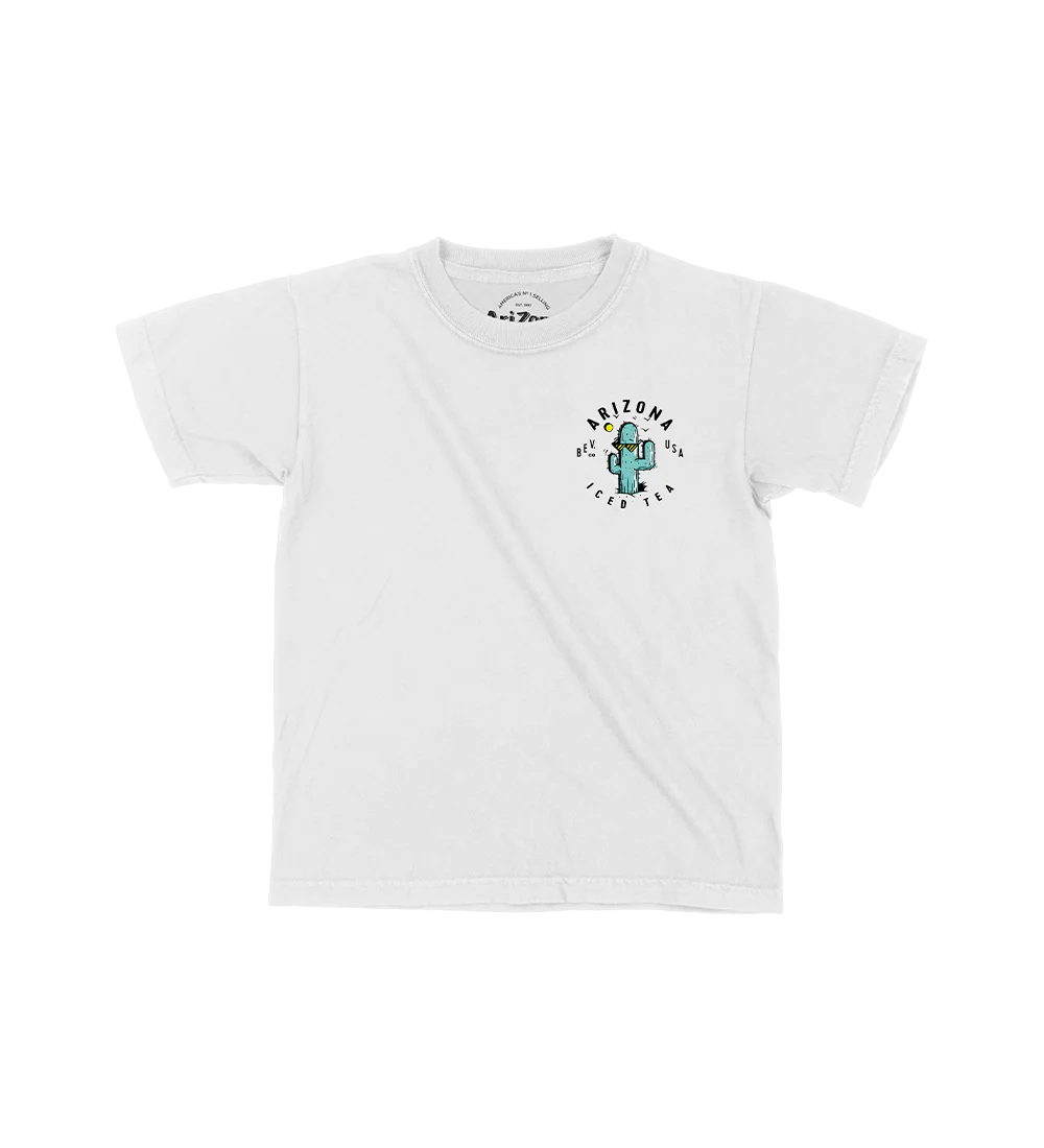 White Cactus Cotton T-Shirt | Youth