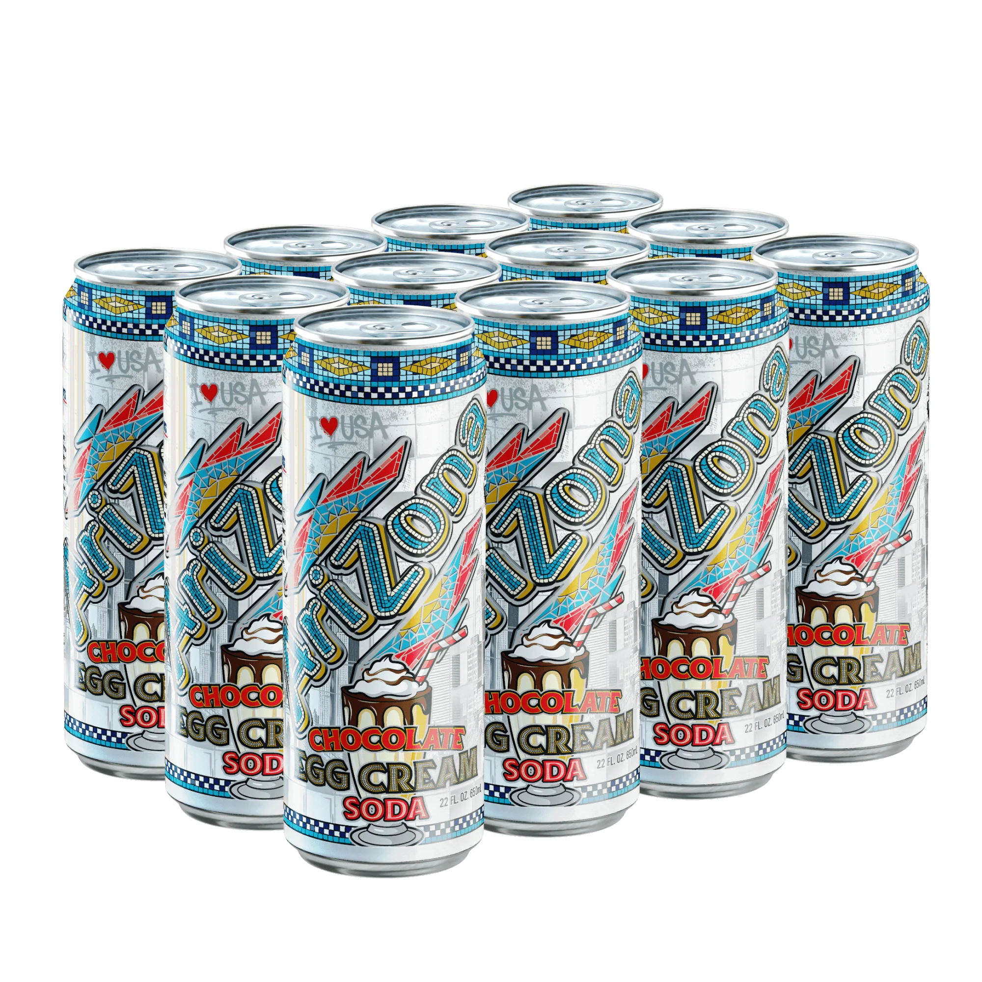 Chocolate Egg Cream Soda | 22 oz. Big Can / 12-pack