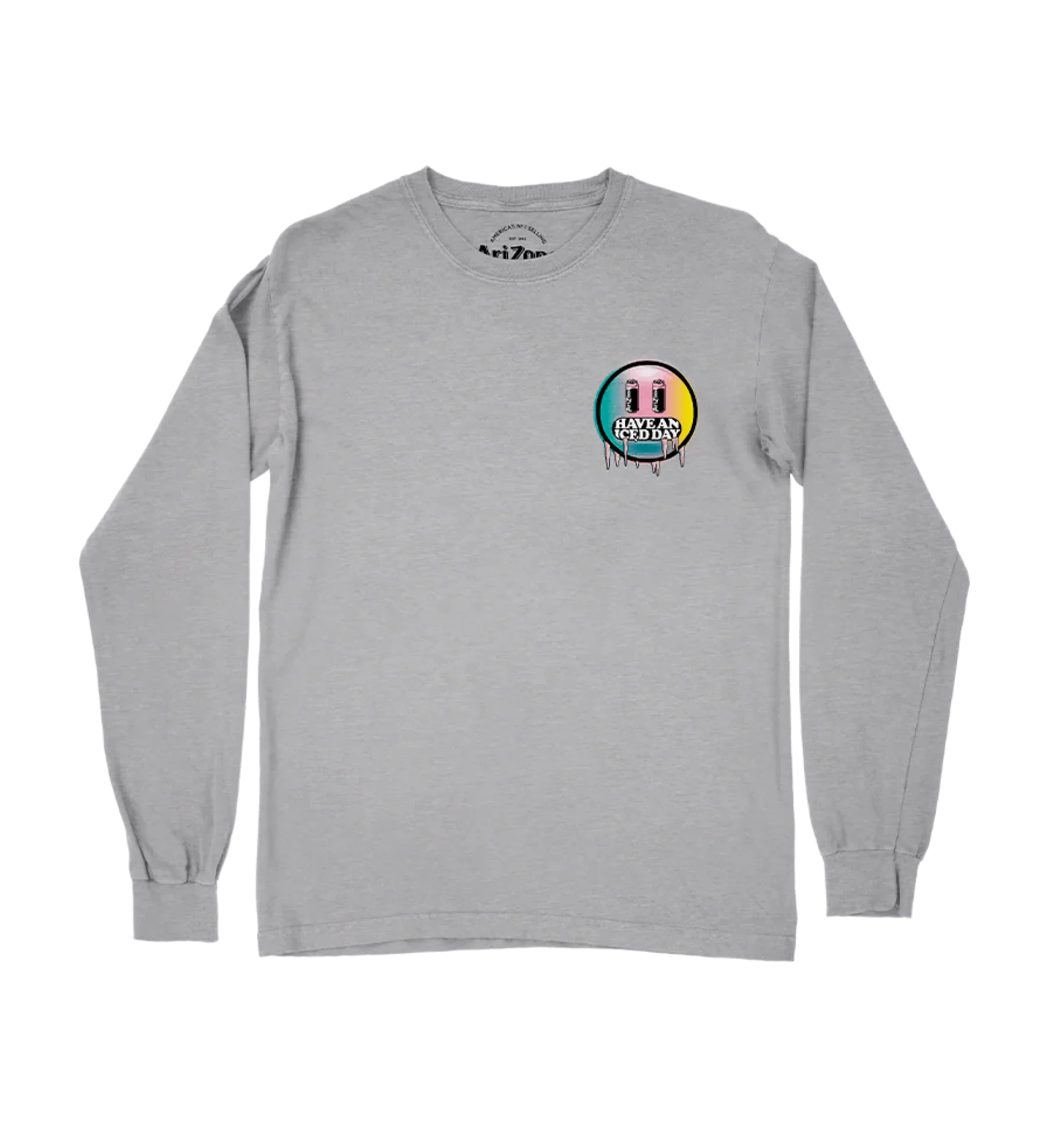 Gray Have an Iced Day Cotton Long-Sleeve T-Shirt | Youth