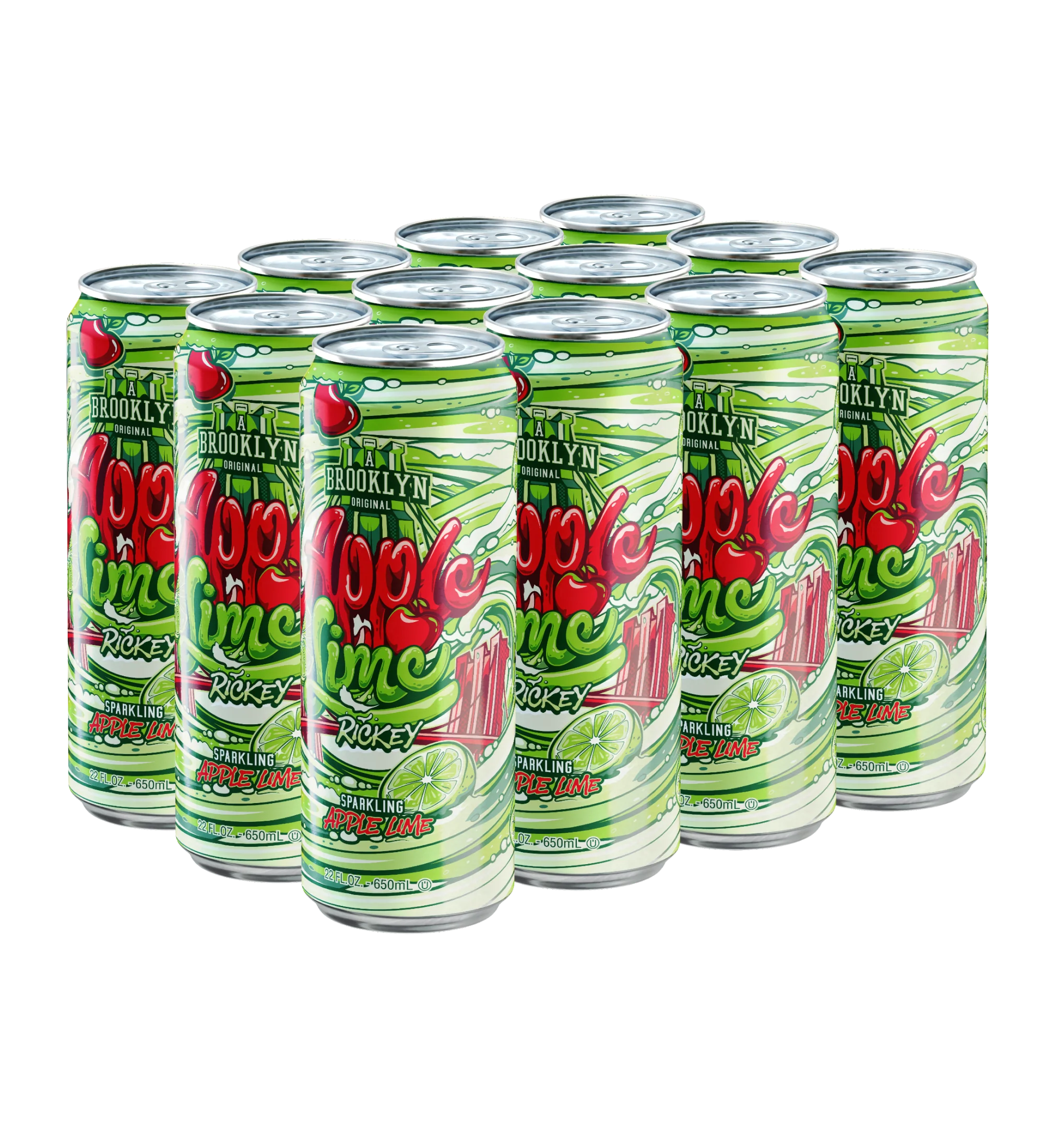 Apple Lime Rickey | 22 oz. Big Can / 12-pack
