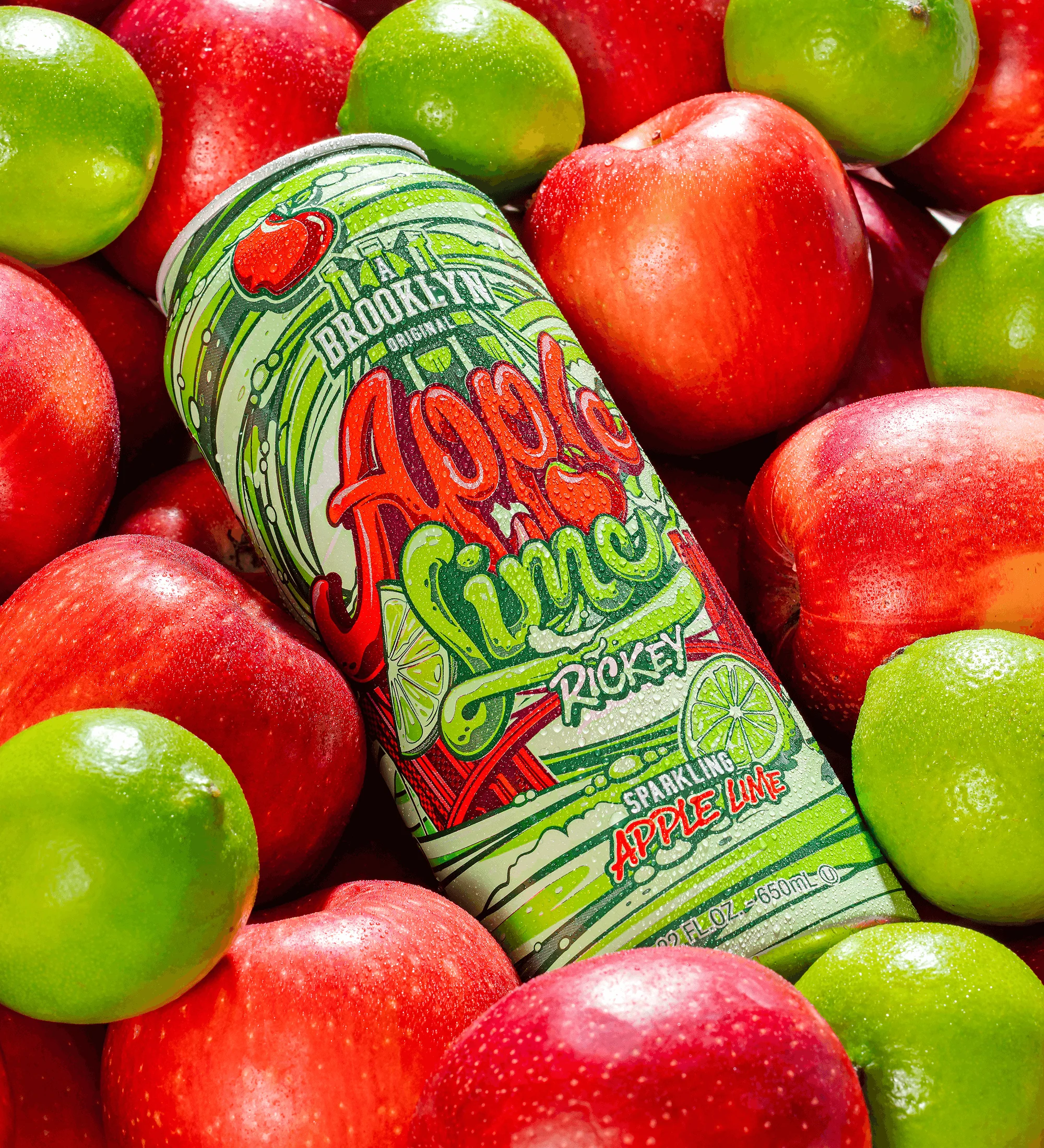 Apple Lime Rickey | 22 Oz. Big Can / 12-pack - DrinkAriZona