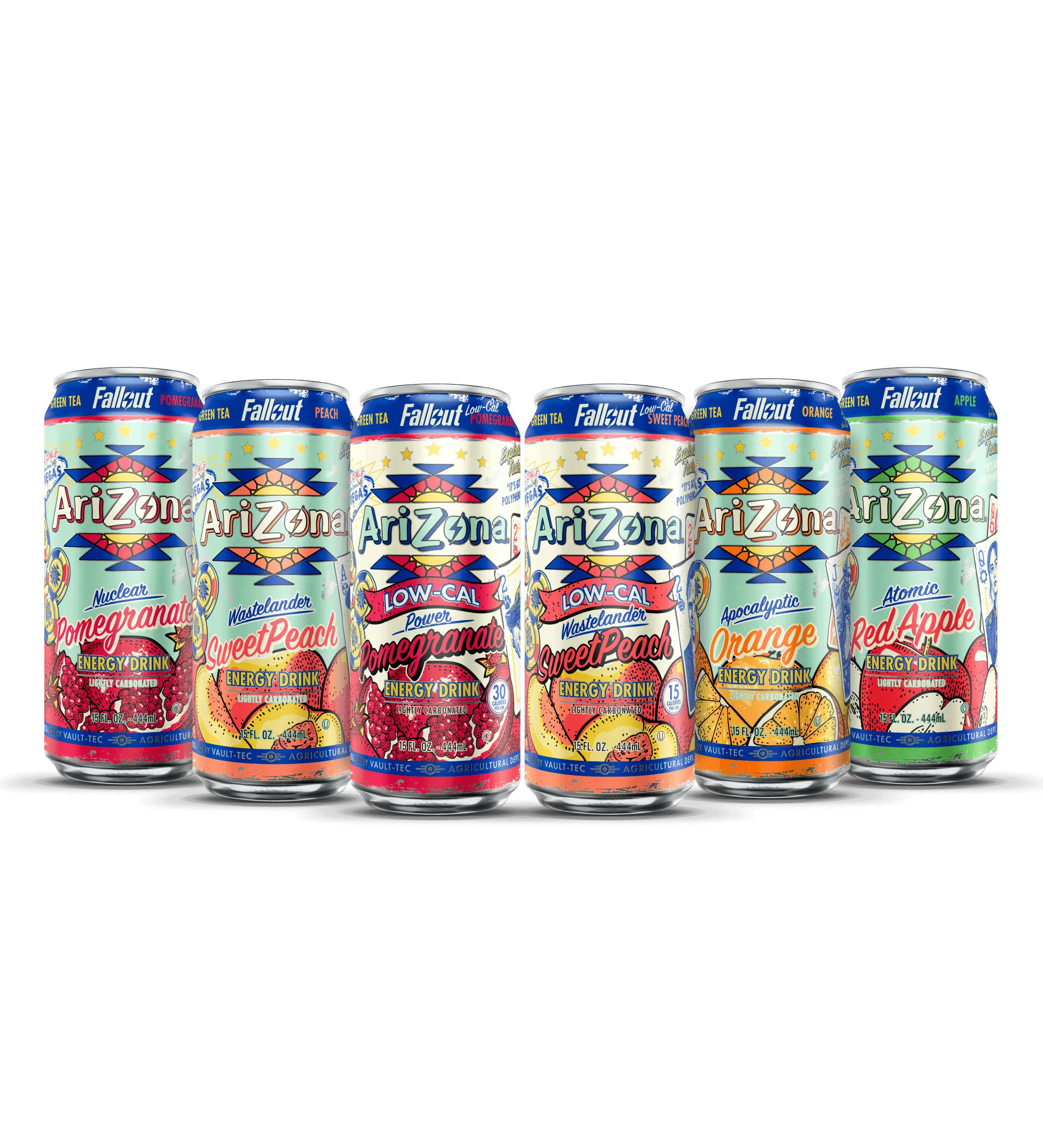 Green Tea 6-Count Energy Drink Variety Pack | 15 oz. / 6-Pack