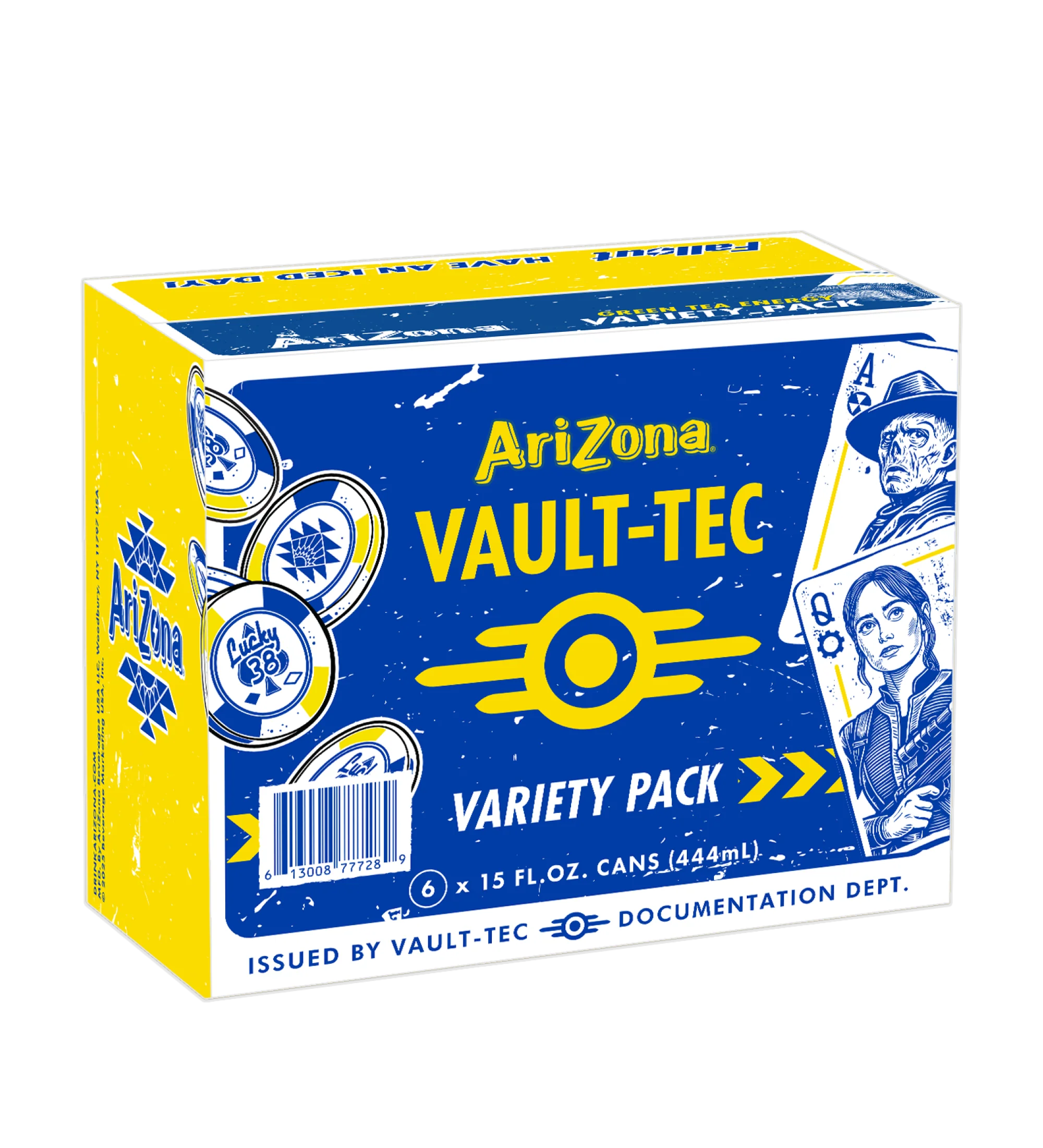 Green Tea 6-Count Energy Drink Variety Pack | 15 oz. / 6-Pack