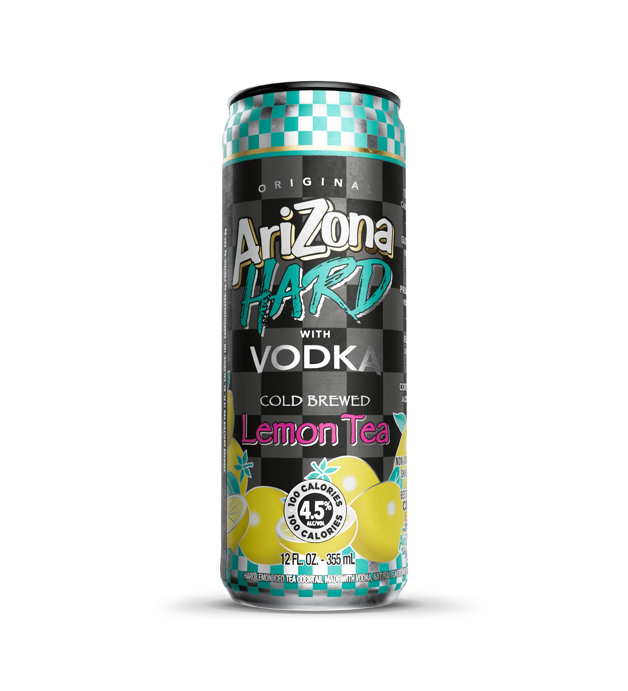 Hard with Vodka Lemon Tea | 12 oz.