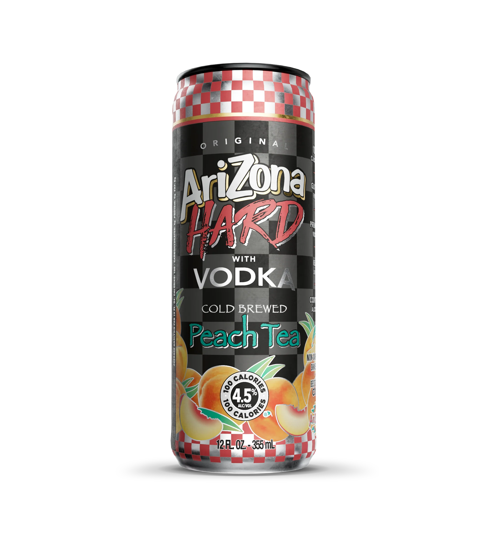 Hard with Vodka Peach Tea | 12 oz.