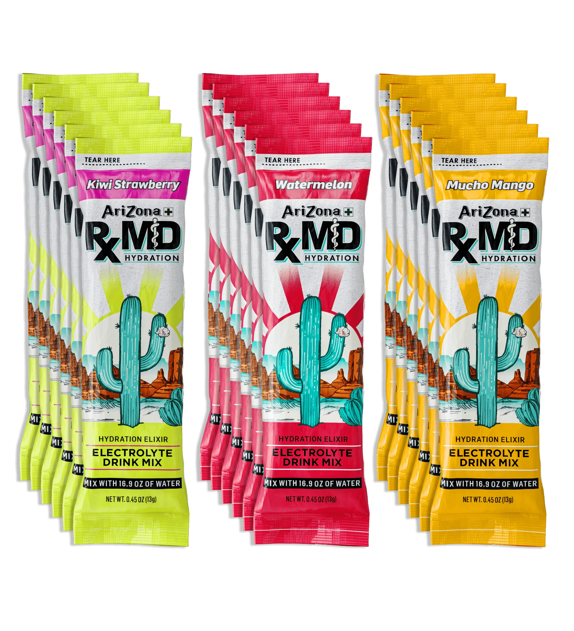 RXMD 18-Count Hydration Stix Variety Pack | 18-Count / 3 boxes
