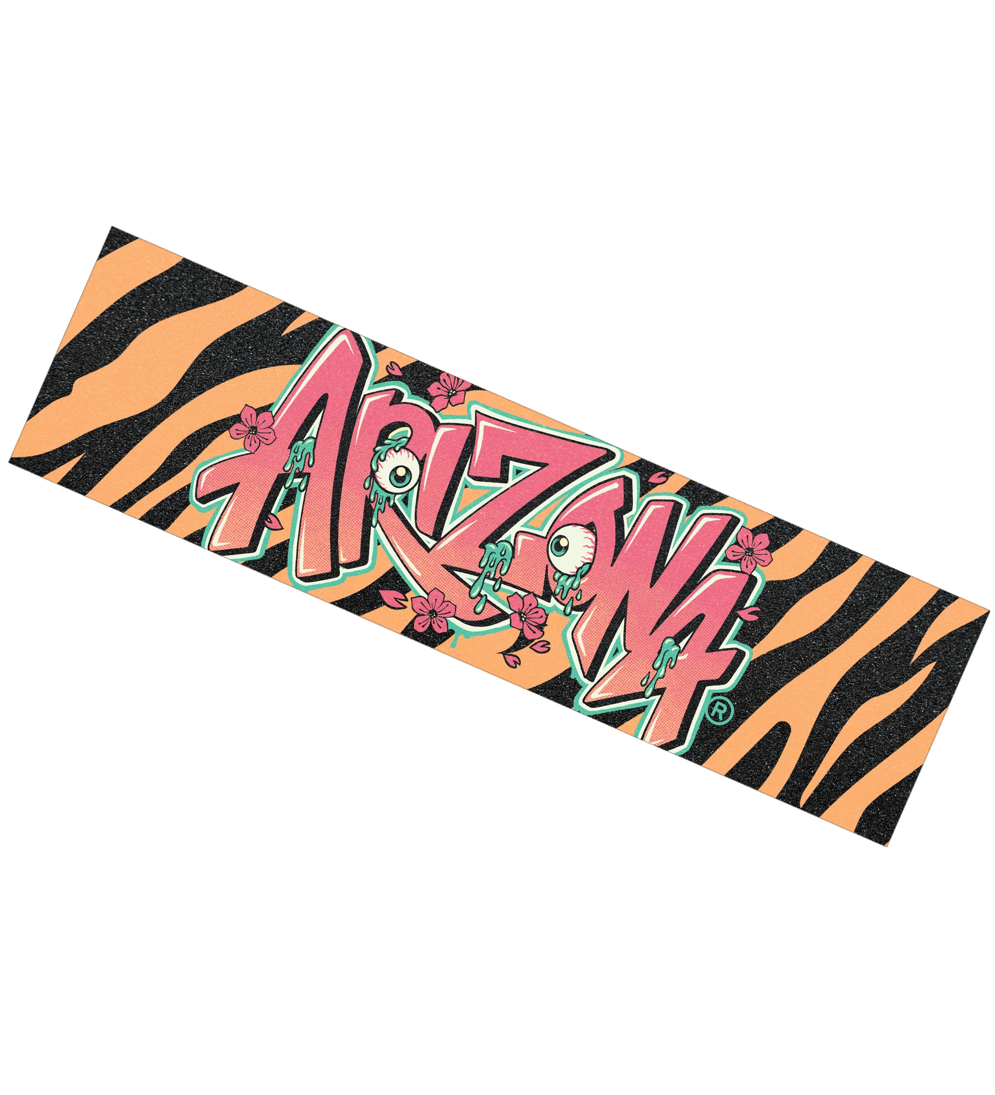 Pink & Orange Halloween Zebra Grip Tape
