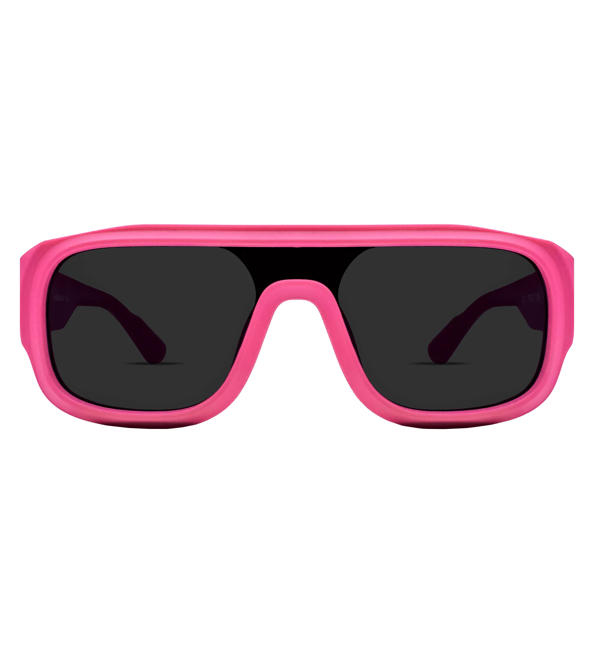 Pink & Black 57 MM Shield Sunglasses