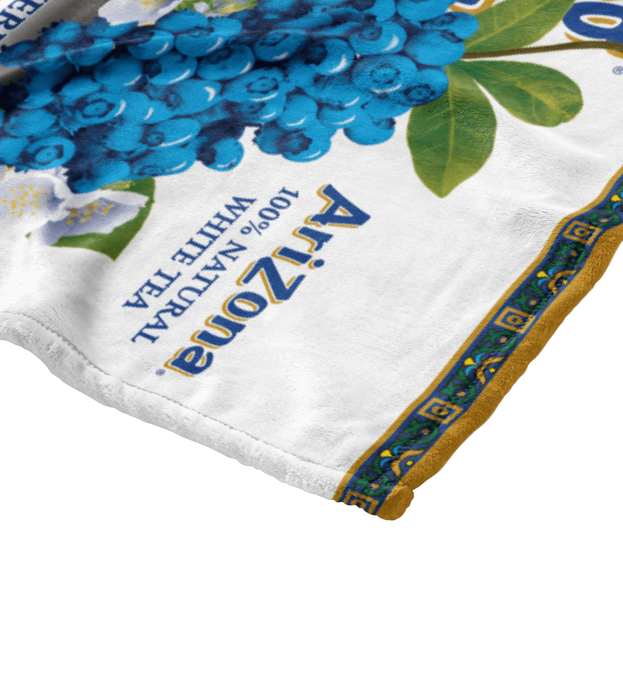 Blueberry White Tea Throw Blanket