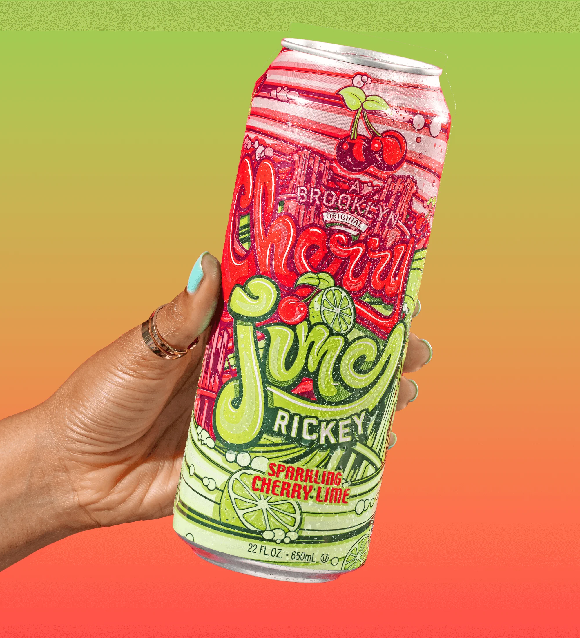 Cherry Lime Rickey | 22 oz. Big Can / 12-pack