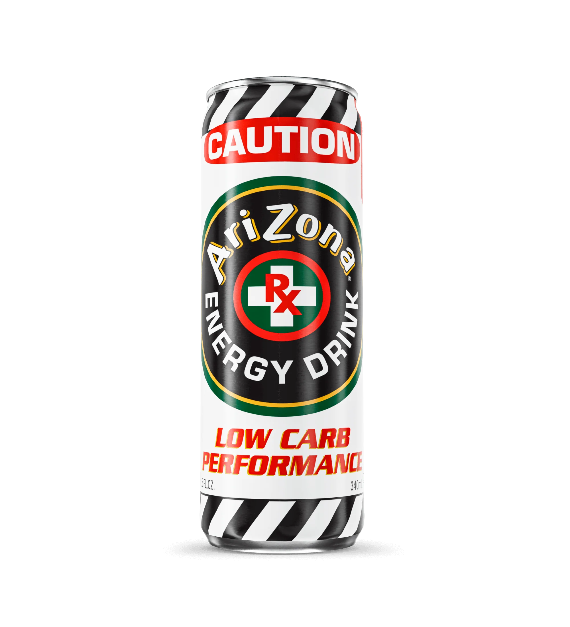RX Energy Caution Low-Carb Performance Drink | 11.5 oz. Slim Can / 24-pack