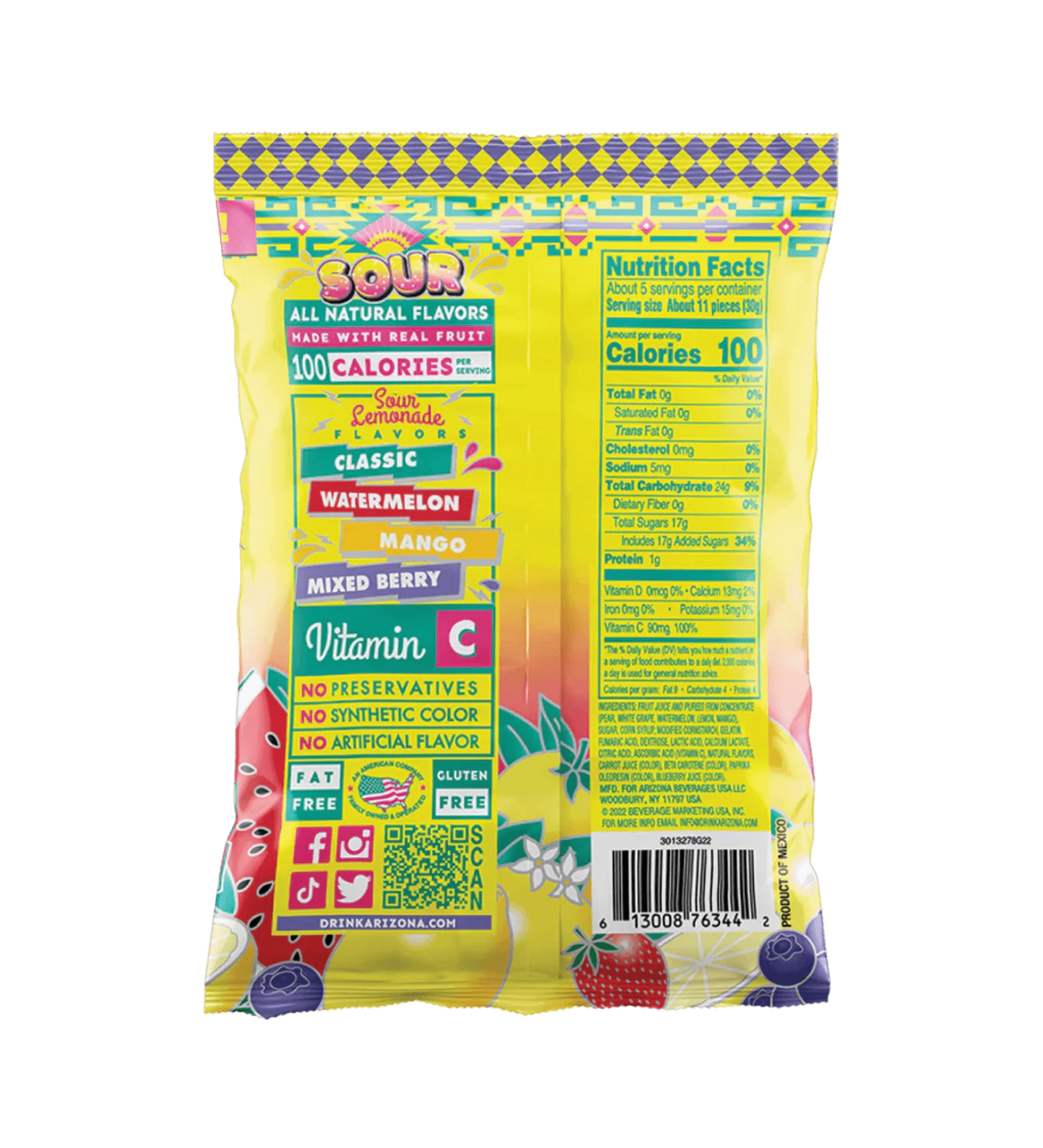 Sour Mixed Lemonade 5-Oz. Fruit Snacks | 5 oz.