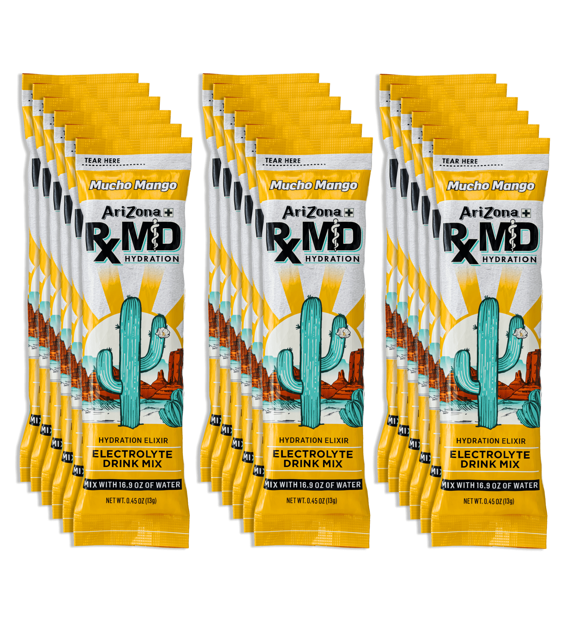 RXMD Mucho Mango 18-Count Hydration Stix Pack | 18 count / 3 boxes