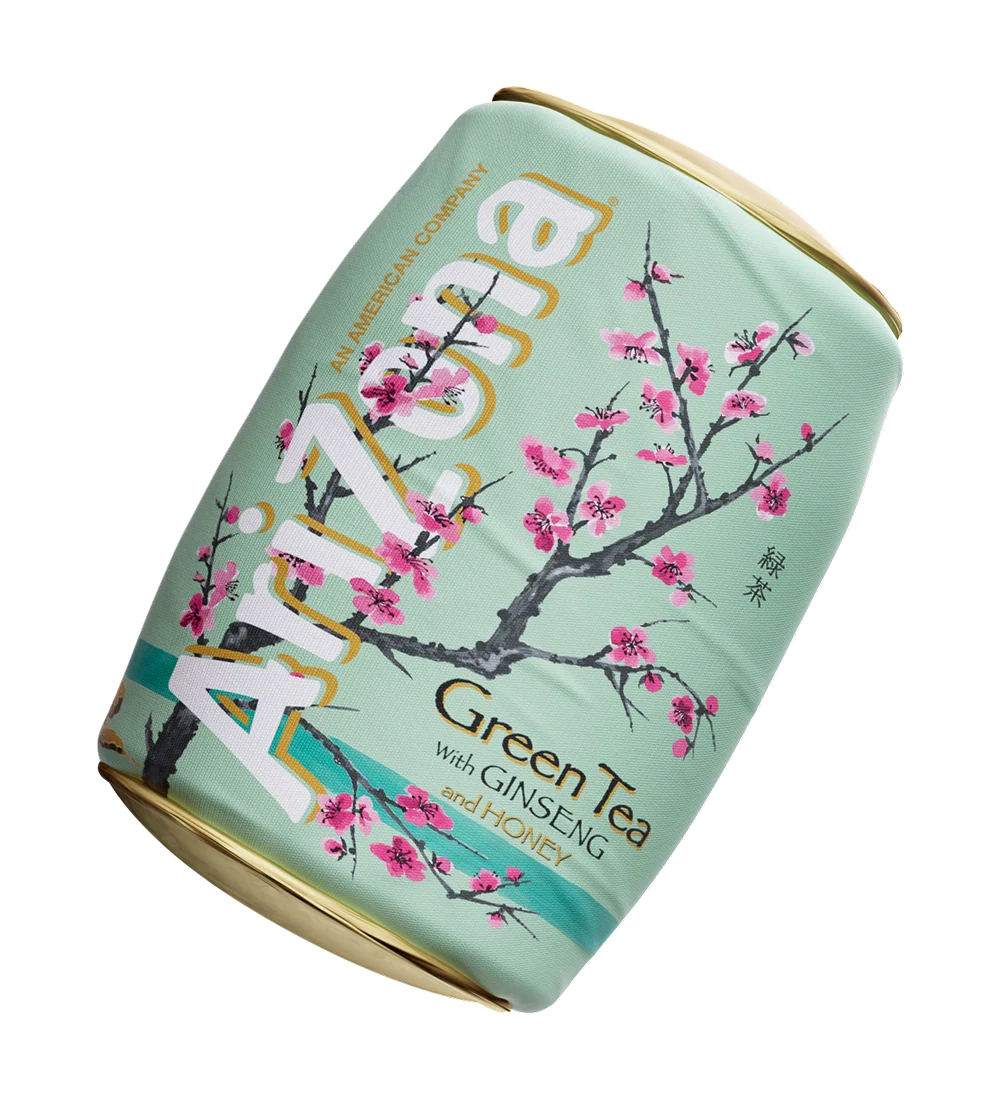 Green Tea Big Can Plush Pillow