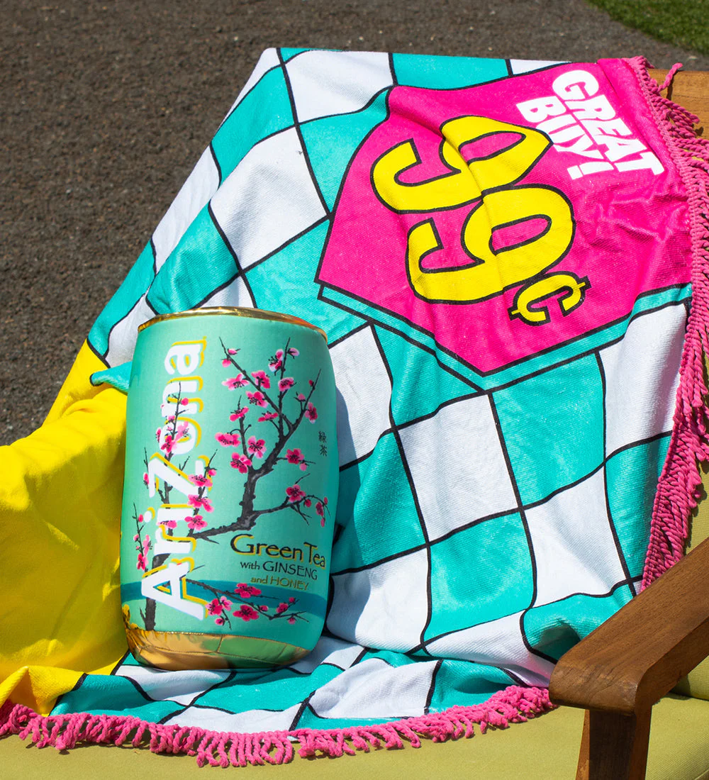 Green Tea Big Can Plush Pillow